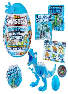 Smashers Dino Ice Age T-Rex by ZURU Mini Surprise Egg with Many Surprises! - Slime, Dinosaur Toy, Collectibles, Exclusive Dino, Smashable Egg, Toys for Boys and Kids (T-Rex)
