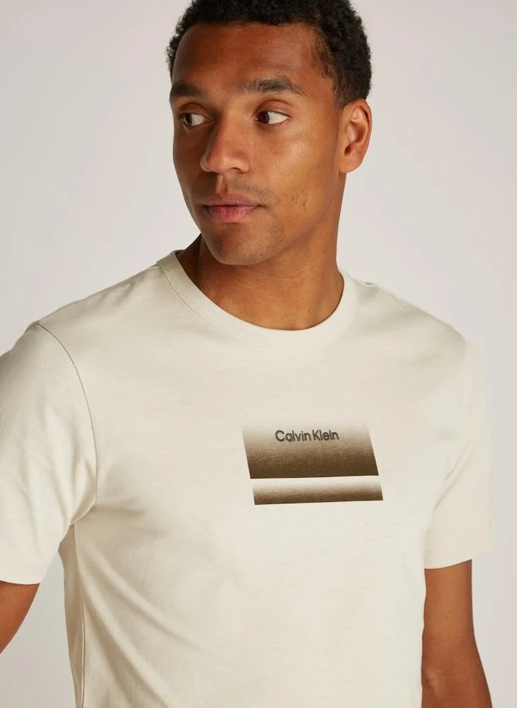 كالفن كلاين Logo Crew Neck T-Shirt