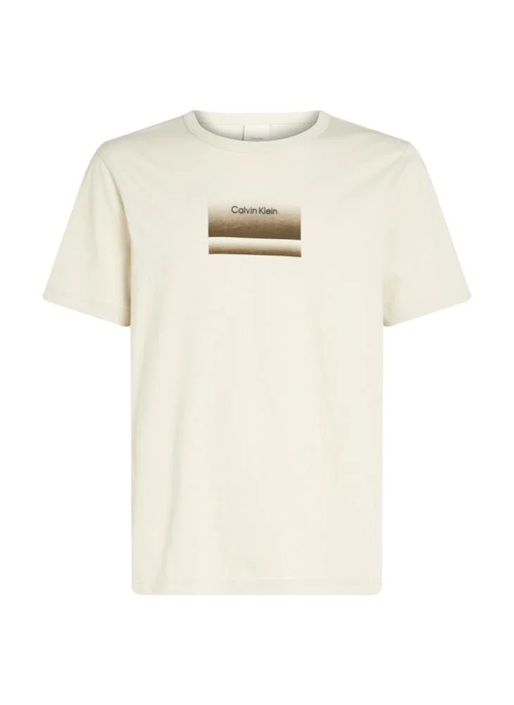 كالفن كلاين Logo Crew Neck T-Shirt