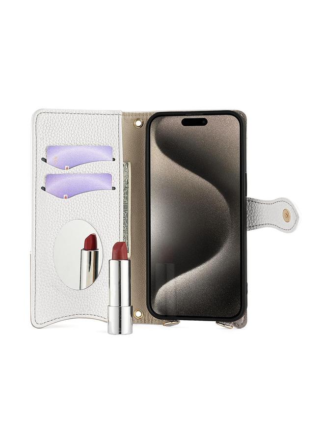 اس-توب جراب هاتف Itel A50 Crossbody Chain Fishtail Litchi Leather - Image 3