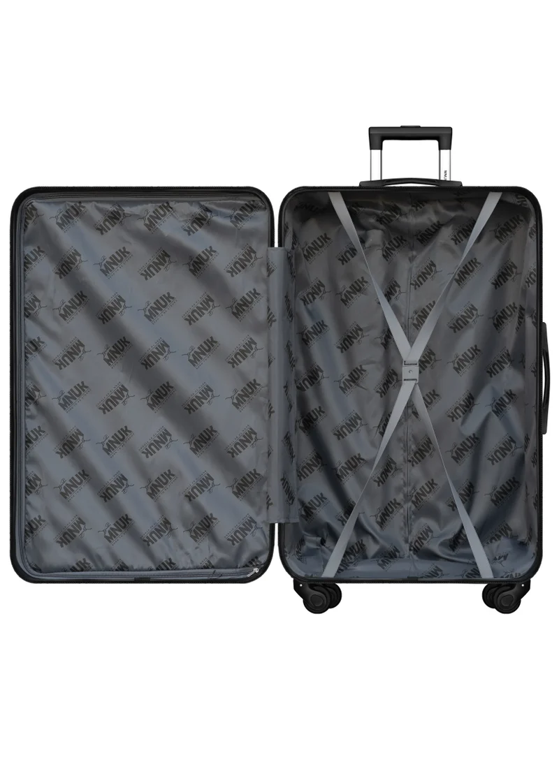 MNUK Pilgrimage Carry-on Luggage | Hardside Soft Handle Trolley with TSA Lock | 360° 4 Wheeler| Cabin-20 Inch, Gold
