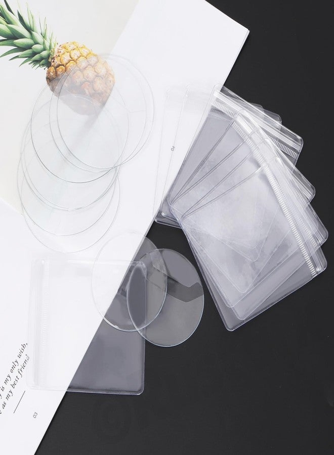 Rustark 50Pcs 15x15CM/5.9x5.9Inch Plastic Bags with Resealable Lock Seal Zipper Resealable Zip Poly Bag Clear Jewelry Bags Small Zipper Bag for Clothing Candy Packaging Products - Image 5