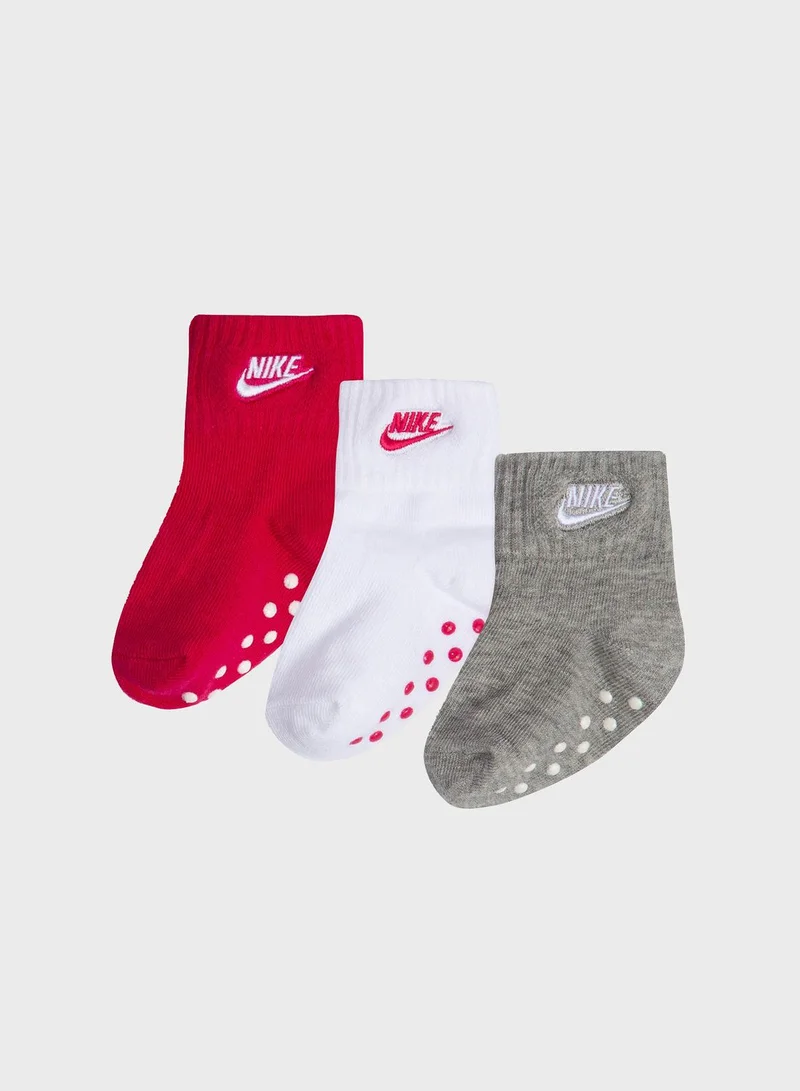 Nike Infant 3 Pack Core Futura Socks