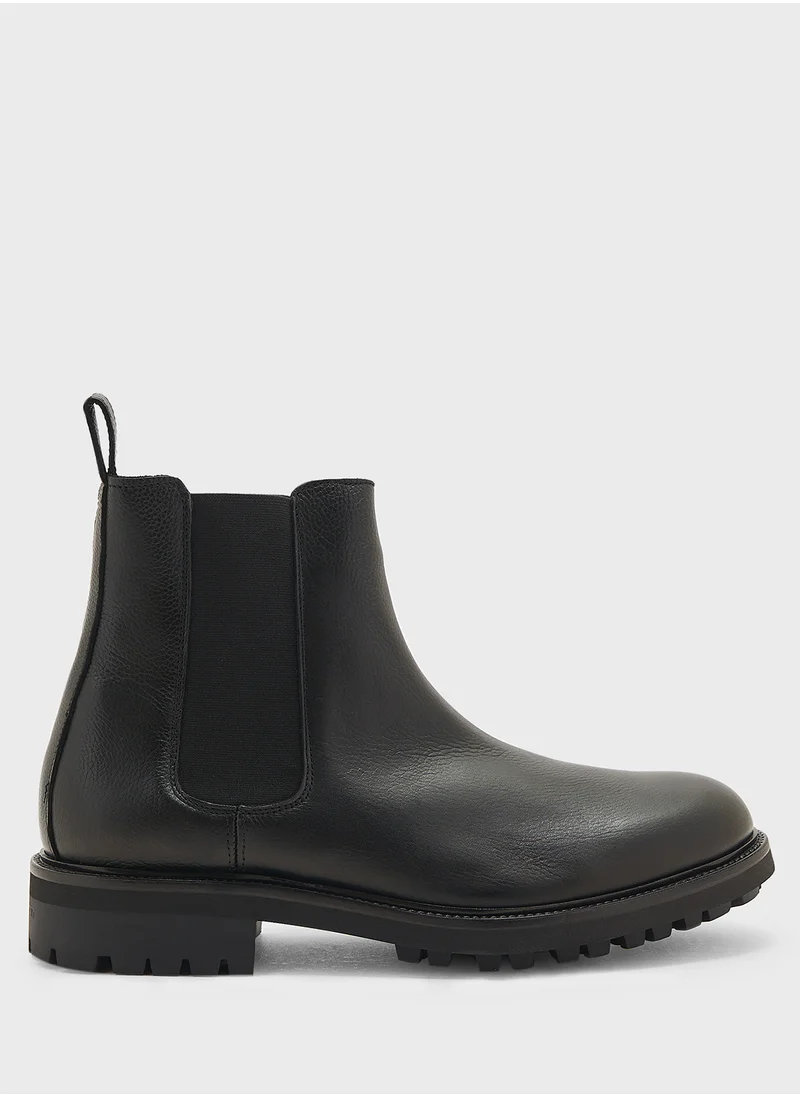 CALVIN KLEIN High Top  Lace Up Boots