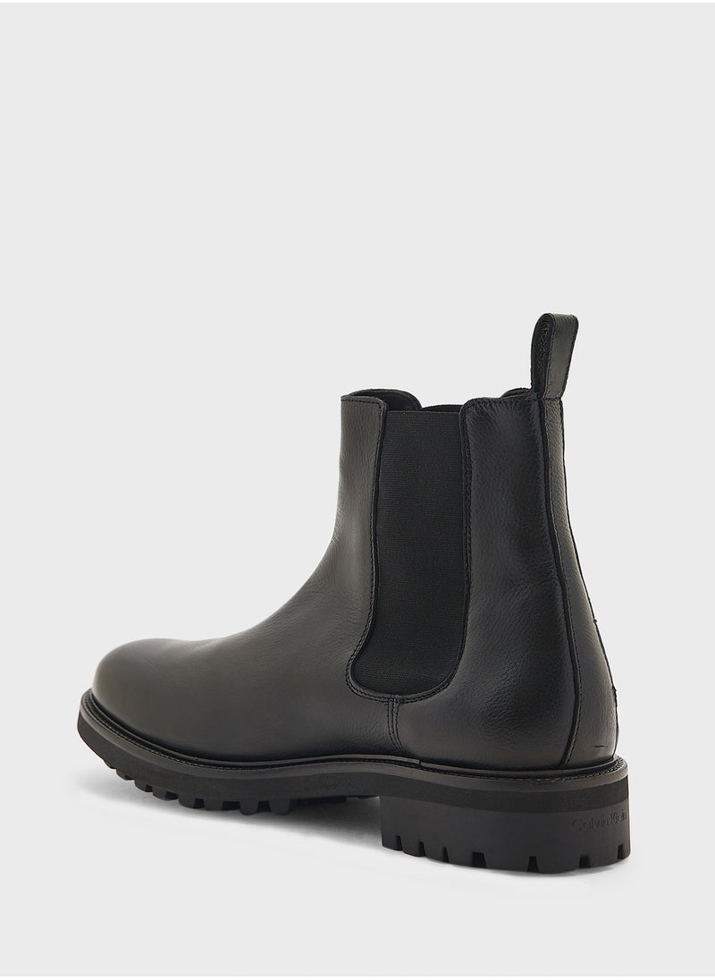 CALVIN KLEIN High Top  Lace Up Boots  - Image 3