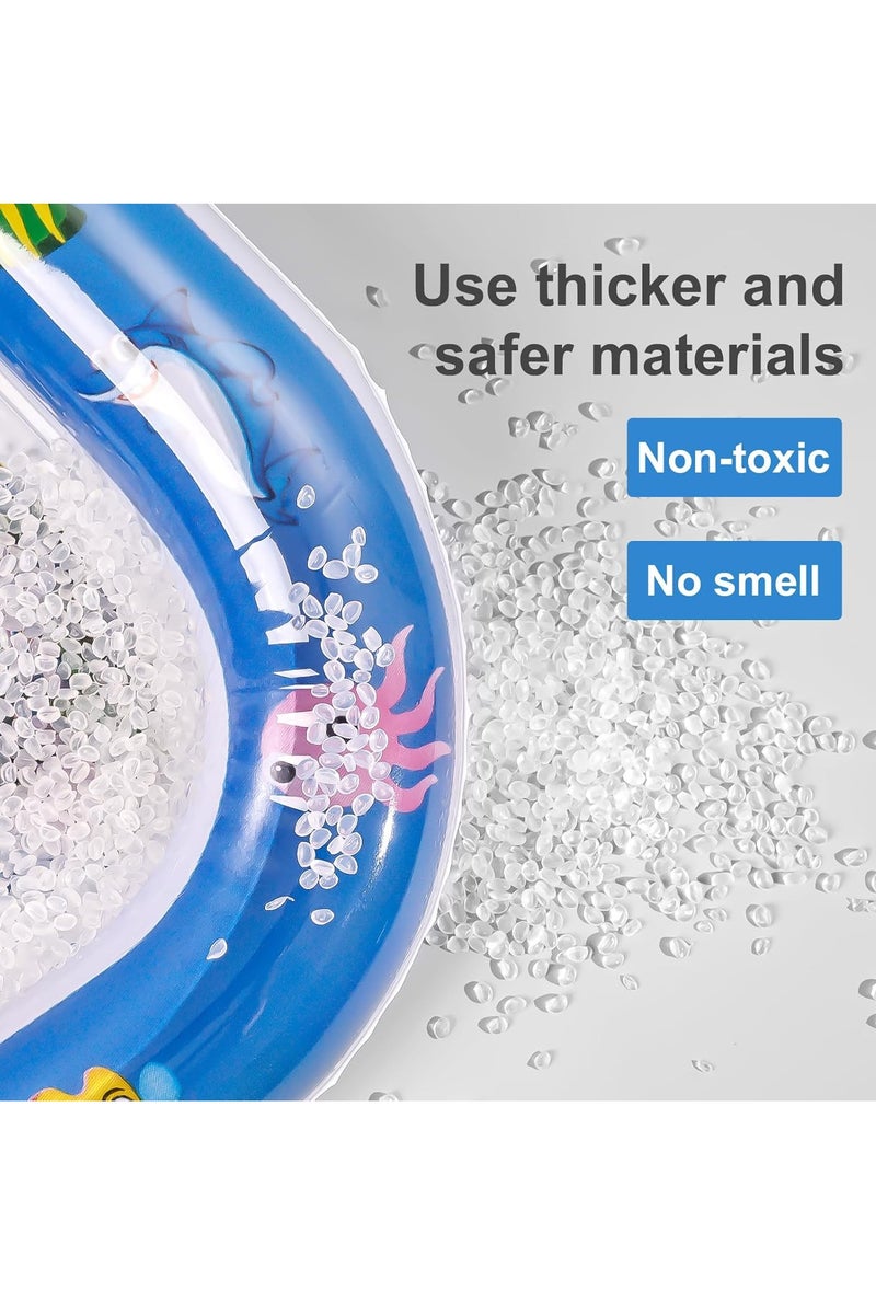 ممز بلانيت سجاده  مائيه الحجم الكبير من ممز بلانيت، مركز نشاط كبير جدا متعدد المراحل العاب لاطفال والالعاب الحسية، سجاده لعب قابل للنفخ، هدية تحفيز بصري للاولاد والبنات , العاب بيبي ، العاب اطفال من سن 3 شهور-سجاده اطفال -العاب حركه - العاب تنميه - Image 5