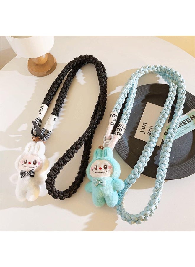 Phone Strap and Wrist Strap, Phone Lanyard with Labuboo Doll Pendant, Phone Strap Crossbody, Clip and Go Strap for Phone, Phone Neck Strap for Outdoor and Birthday Party - Image 4