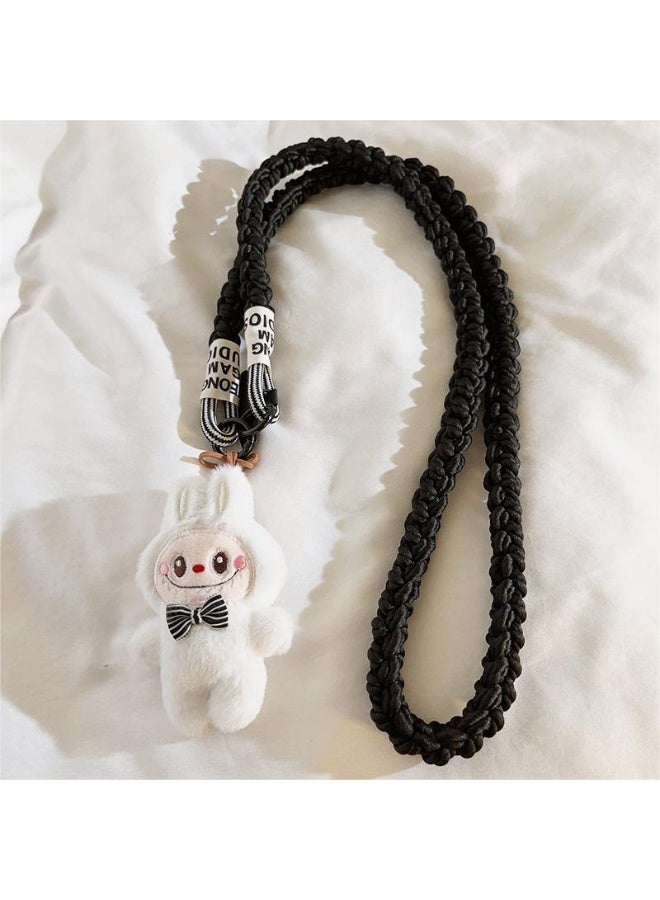 Phone Strap and Wrist Strap, Phone Lanyard with Labuboo Doll Pendant, Phone Strap Crossbody, Clip and Go Strap for Phone, Phone Neck Strap for Outdoor and Birthday Party - Image 2