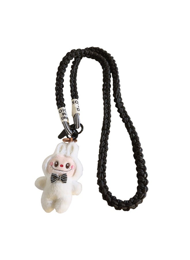 Phone Strap and Wrist Strap, Phone Lanyard with Labuboo Doll Pendant, Phone Strap Crossbody, Clip and Go Strap for Phone, Phone Neck Strap for Outdoor and Birthday Party - Image 1