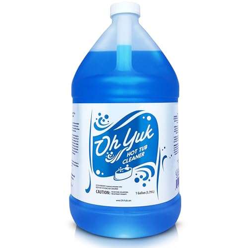 Oh Yuk Healthy Hot Tub Cleaner, The Most Effective Hot Tub Cleaner for Indoor and Outdoor Hot Tubs and Spas - 1 Gallon - Image 1