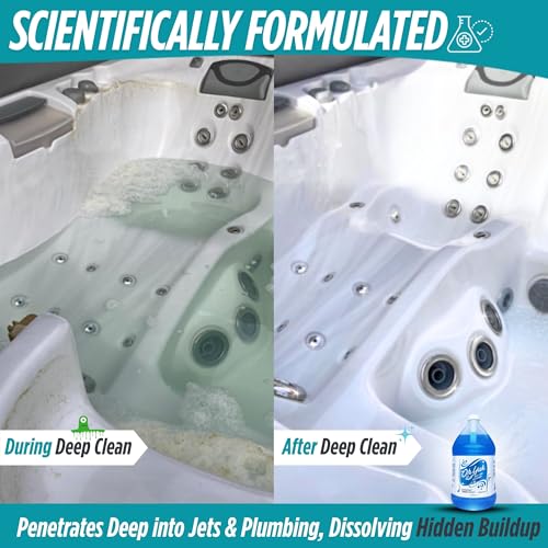 Oh Yuk Healthy Hot Tub Cleaner, The Most Effective Hot Tub Cleaner for Indoor and Outdoor Hot Tubs and Spas - 1 Gallon - Image 3