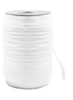 Generic 20 Yard 1/4 Inch Elastic Strap White Ear Loop Cord Bands Rope for Sewing Crafts DIY Mask (White, 20Yards)  - Image 1