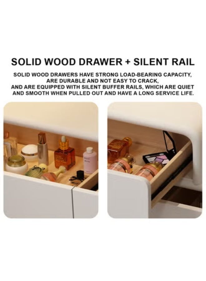 كيكي طاولة زينة أنيقة مزودة بمرآة LED - مزيج مثالي بين العملية والتصميم العصري - Image 5