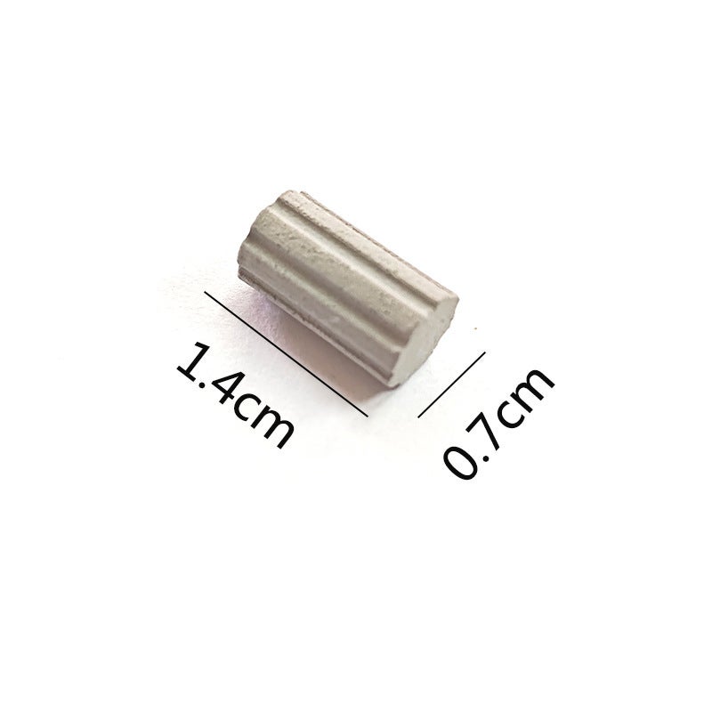 1 To 12 Model Small Brick Puzzle Building Block Toy Small Mason Building House Villa Red Brick Clay Firing - Image 1