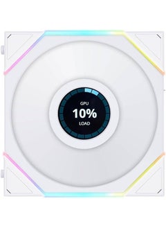 LIAN LI Uni Fan TL 120 Case Fan, 1.6" LCD, 120mm Fan Size, 1900 RPM Fan Speed, 62 CFM Airflow, PA66 / PBT Materials, Fluid Dynamic Bearing, Single Pack  - Image 2