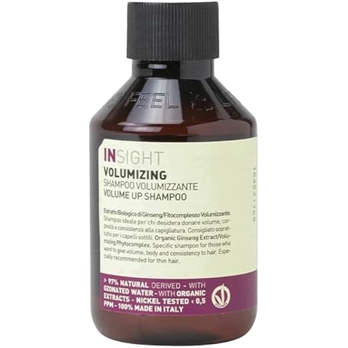 InSight Professional SHAMPOO Volumizing 3.4 fl. oz, Fine Thin Hair, Vegan, All Ages, Unisex