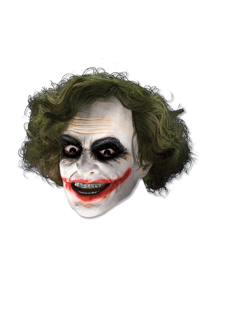 Rubies قناع الجوكر 3/4 من الفينيل مع شعر مستعار - مقاس واحد - Image 1