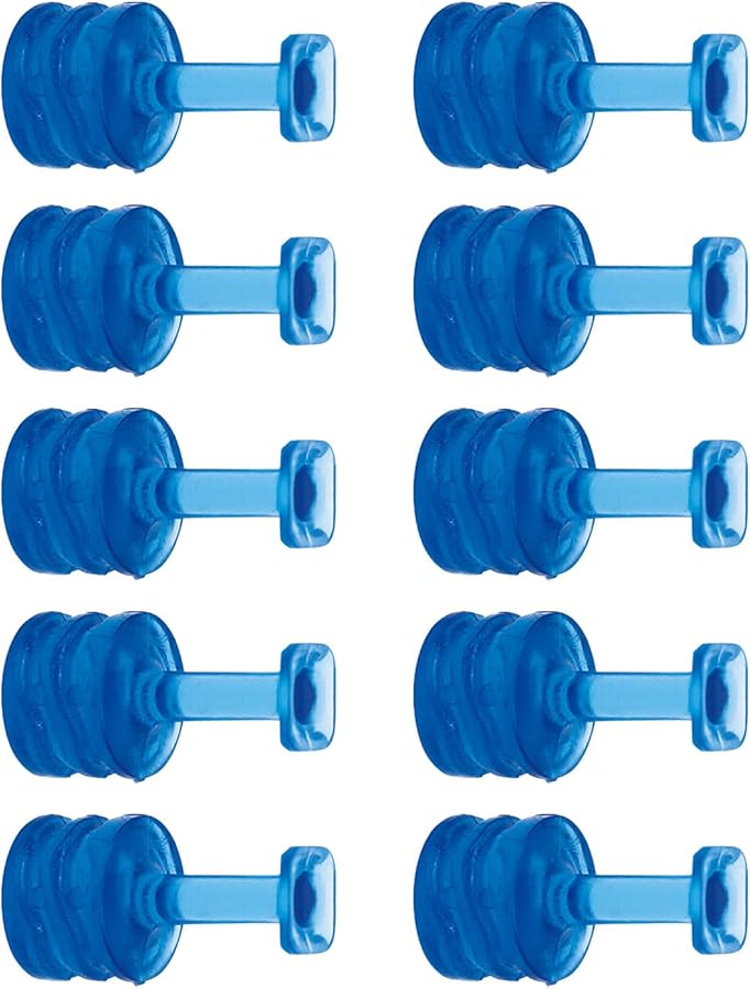 Blue Car Dent Removal Glue Pad 10Pcs Auto Body Repair Maintenance Tool Kit - Image 1