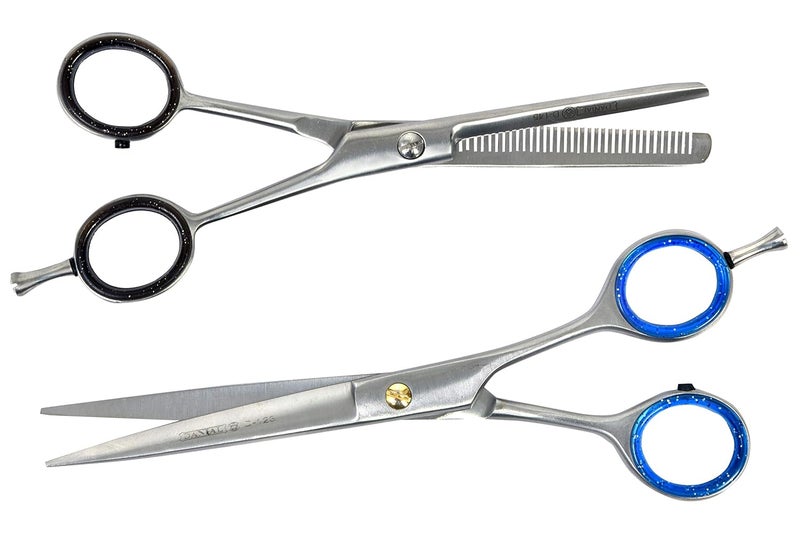 DANIAL Professional Salon Barber Hair Cutting Scissor Stainless Steel Used for Home Hair Cutting & Styling Scissor (combo1) - Image 1