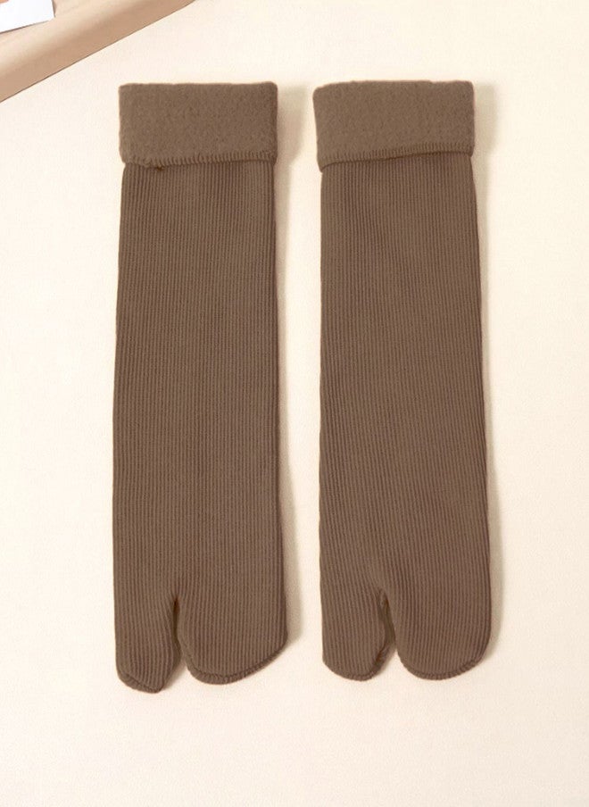 FIMS جوارب نسائية بطول الساق من FIMS، عبوة من 4 قطع مخططة - Image 3