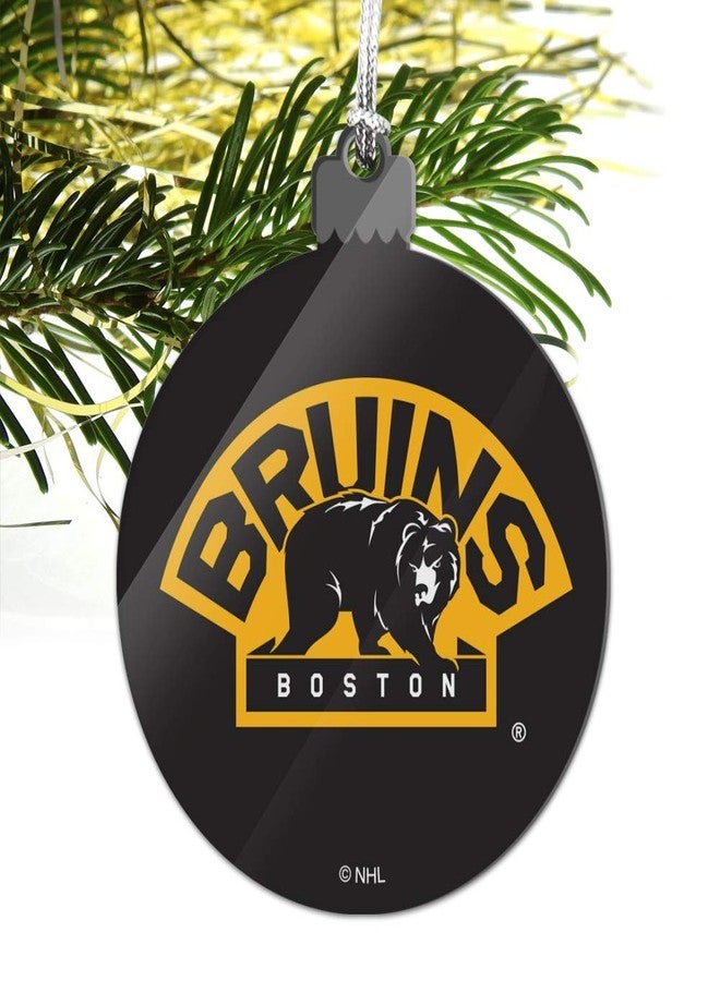 GRAPHICS & MORE NHL Boston Bruins Logo Acrylic Christmas Tree Holiday Ornament - Image 5