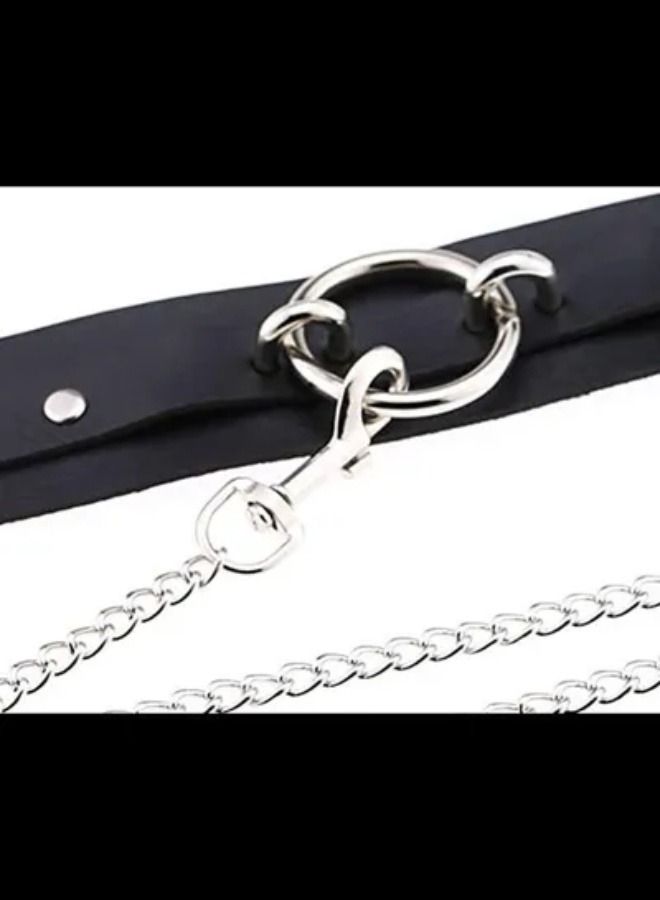 Beauenty Leather Multilayer Choker Necklace - Image 4