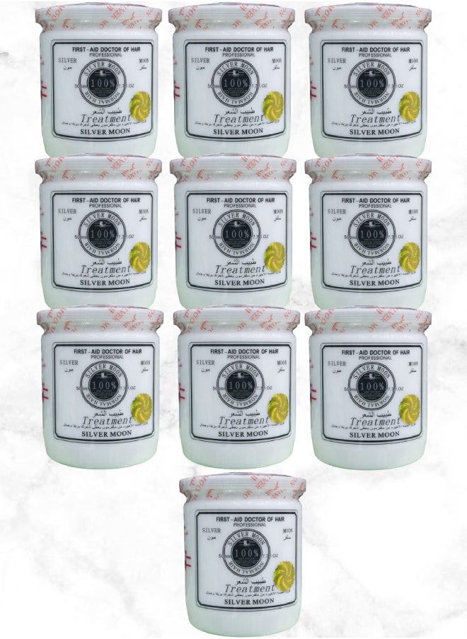 Silver Moon 10 Pieces First Aid Doctor Of Hair Professional Treatment 500ml  - Image 1