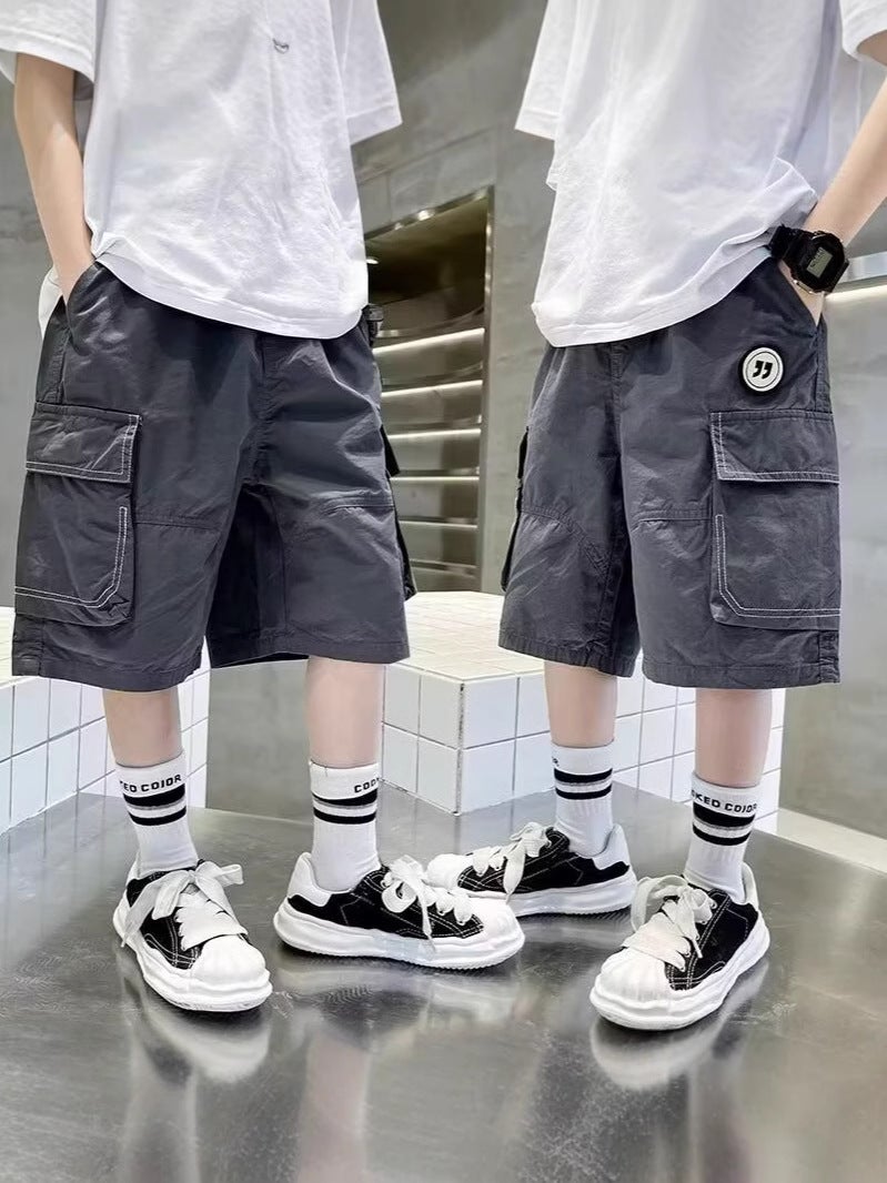 Boys' Summer Pants Children'S Summer Shorts Big Boy'S Summer Cover Pants Trendy - Image 3