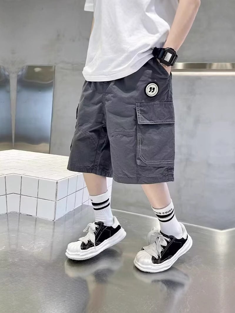 Boys' Summer Pants Children'S Summer Shorts Big Boy'S Summer Cover Pants Trendy - Image 5