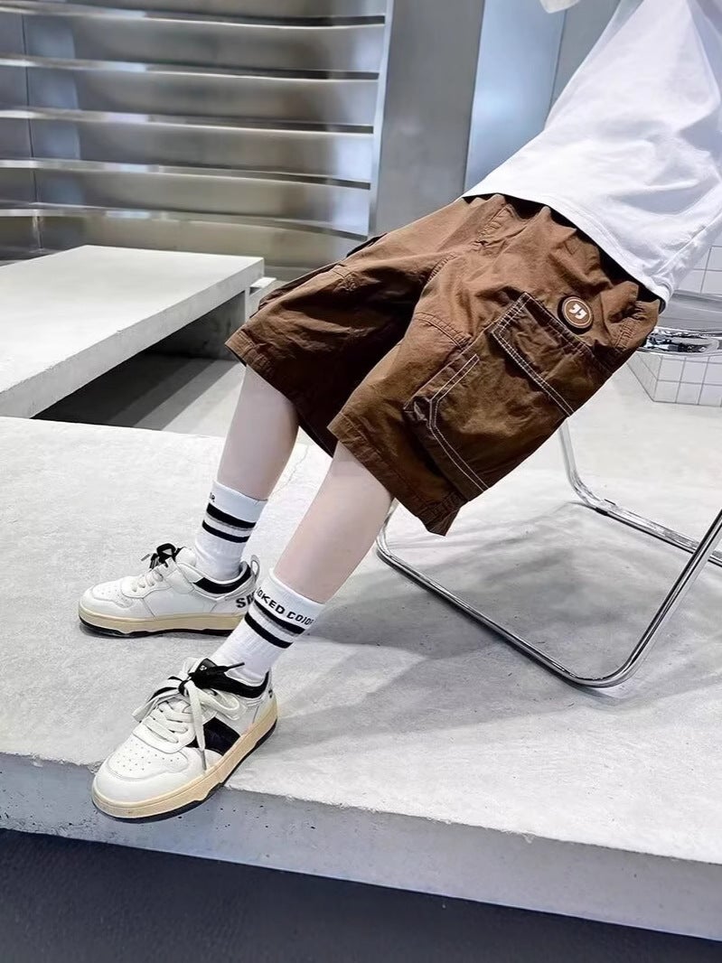 Boys' Summer Pants Children'S Summer Shorts Big Boy'S Summer Cover Pants Trendy - Image 4