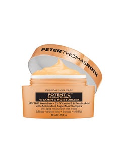 Potentc Brightening Vitamin C Moisturizer For Dullness Uneven Skin Tone Dark Spots And Wrinkles Antioxidant Moisturizer