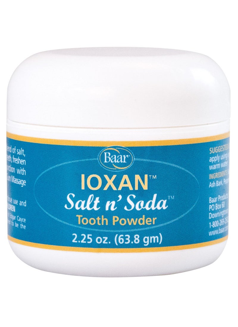 baar Salt N' Soda Toothpowder, Ioxan Tooth Powder 