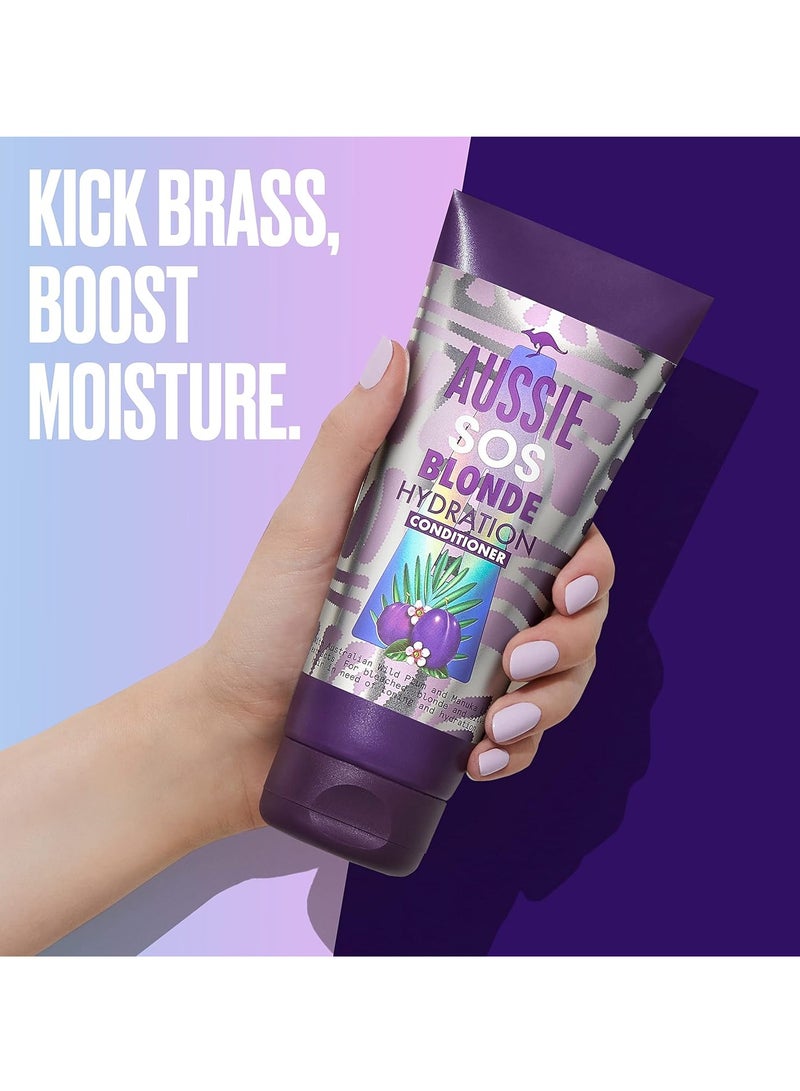 أوسي SOS بلوند وفضي للشعر مرطب شعر نباتي 200 مل - Image 5