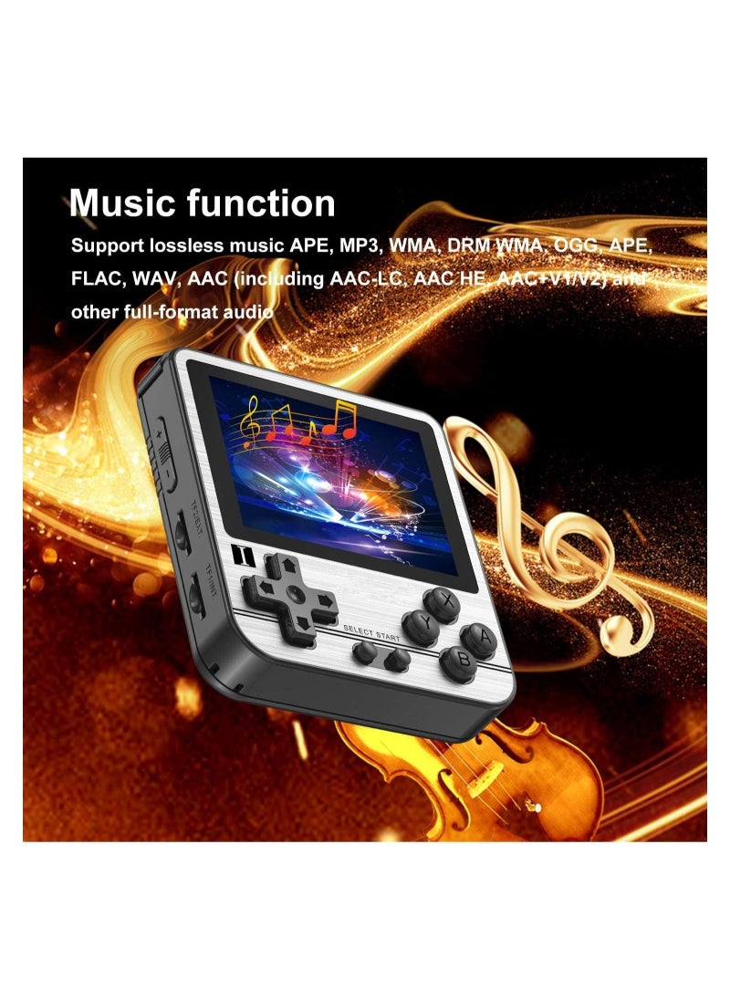ANBERNIC  - RG280V Handheld Game Console with Opening Linux Tony System, 64Bit 2.8inch IPS Screen, Retro Game Console with 64 TF Card 5000 Classic Games, Portable Video Game Console (White) - Image 1