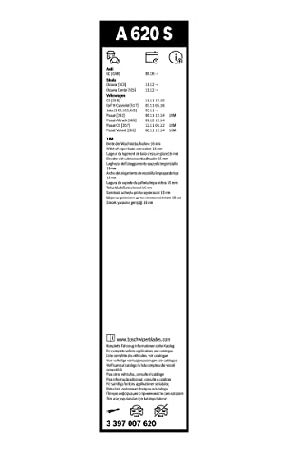 BOSCH 3397007620 AeroTwin Original Equipment Replacement Wiper Blade - 24"/19" (Set of 2) - Image 3