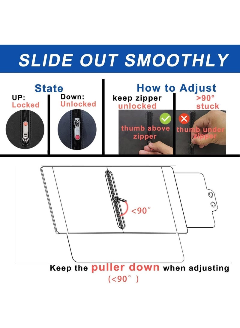 Polarized car sun visor with zipper, upgraded UV400 car sun visor extension, equipped with PC lens and side visors, anti-glare car sun visor, ensuring safe driving, UV filtering/protection. - Image 2