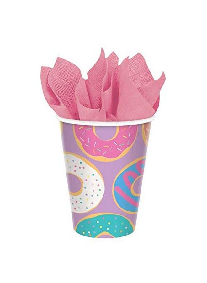 Amscan Donut Party Cups 9 Oz. ; Pack Of 8 - Image 1