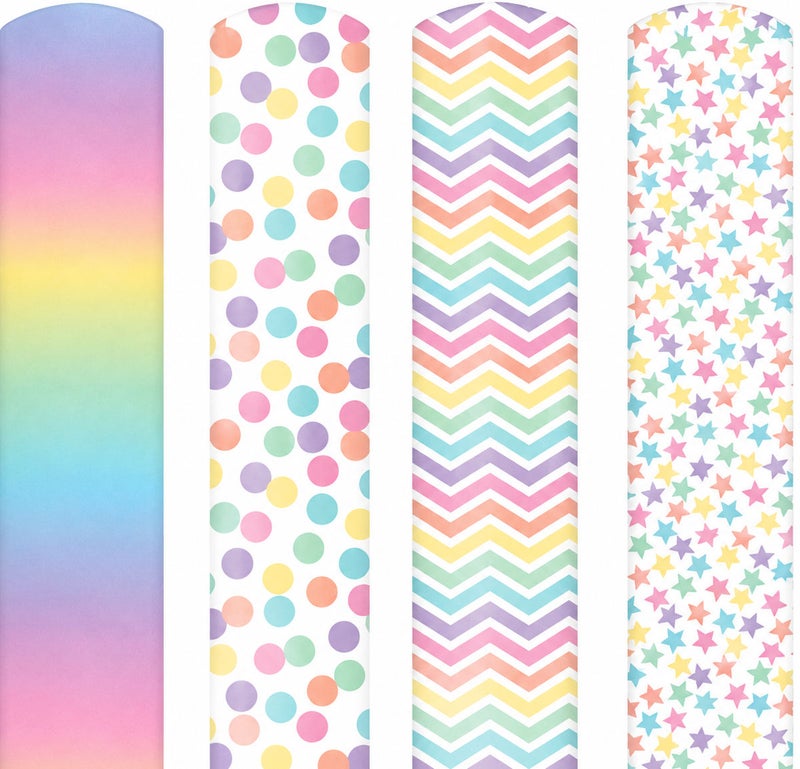 Tallon Roll Wrap Value 3M Pastel Design Assorted (4 Pcs) - Image 1