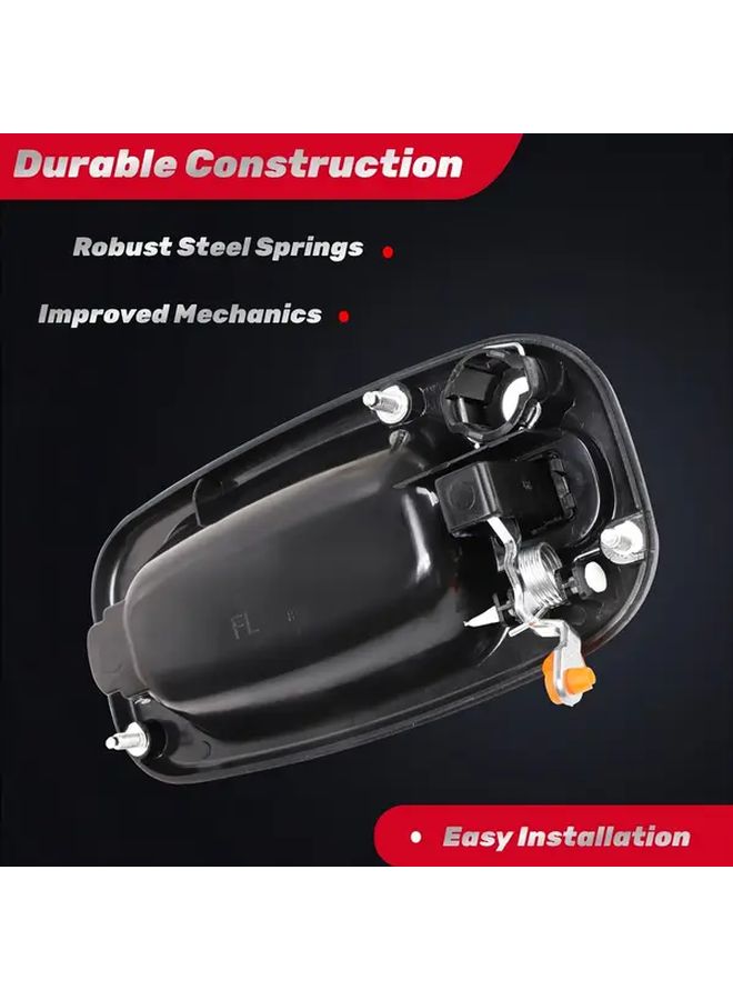 Front Right Exterior Door Handle Pair With Key Hole For 1999 2007 Models Replaces 15034985 15034986 - Image 5