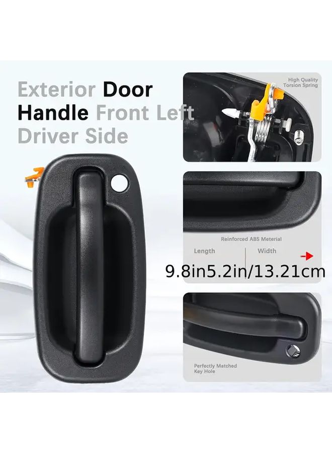 Front Right Exterior Door Handle Pair With Key Hole For 1999 2007 Models Replaces 15034985 15034986 - Image 2
