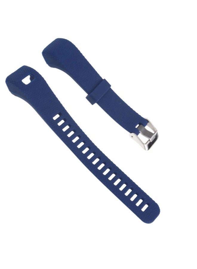 SING F LTD Blue Replacement Watch Strap Embossing Sports Band Bracelets Wrist Straps for Fitness Watch Garmin vivosmart HR+ Plus - Image 2
