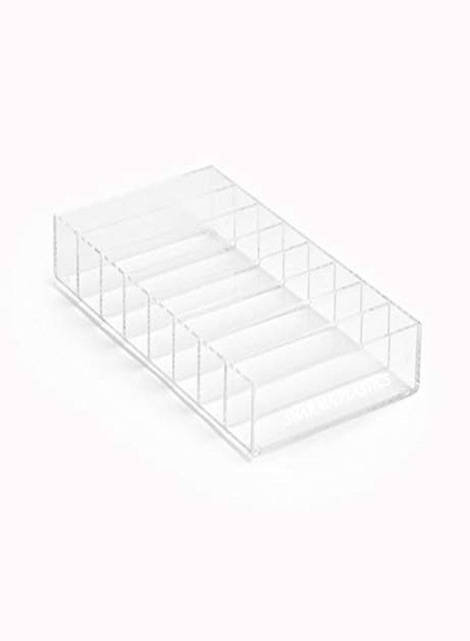 SHARMA PLASTICS Sleek Compact Holder Makeup Holder Makeup Organizer Cosmetic Bathroom Organizer Made Of Clear Acrylic (Medium), Cosmetic Display Cases - Image 2