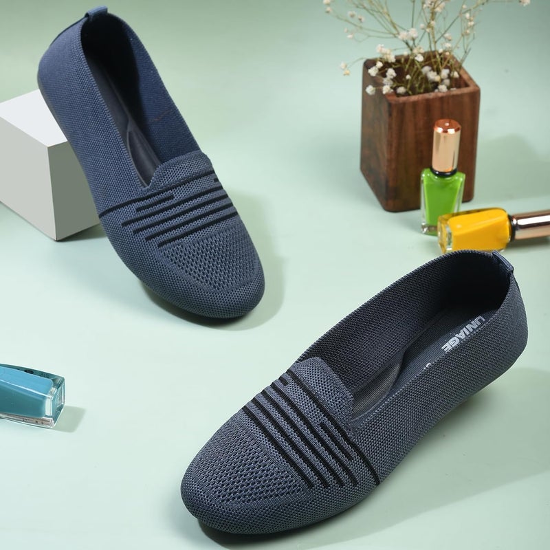UNIAGE Soft and Comfortable Bottom Flat Heel Ballet Flats for Women - Image 5