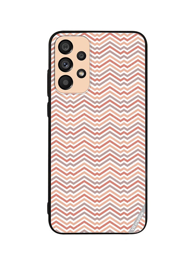 VR CREATIVE Protective Case Cover For Samsung Galaxy A53 5G Strips Design Multicolour - Image 1