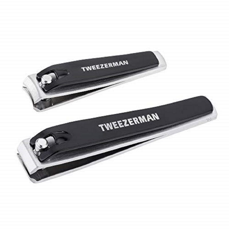 Tweezerman Stainless Steel Combo Set with Fingernail and Toenail Clippers - Image 1
