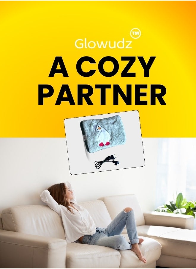 Glowudz Electric rechargeable heating water bags for pain relief warming hand and relieve muscle aches and back pains green  - Image 4