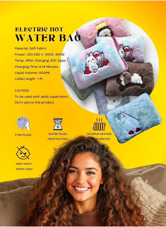 Glowudz Electric rechargeable heating water bags for pain relief warming hand and relieve muscle aches and back pains green  - Image 5