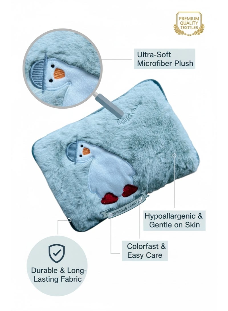 Cloudlyn dual comfort electric rechargeable heating water bags for pain relief warming hand and relieve muscle aches and back pains with hand warmer green - Image 3