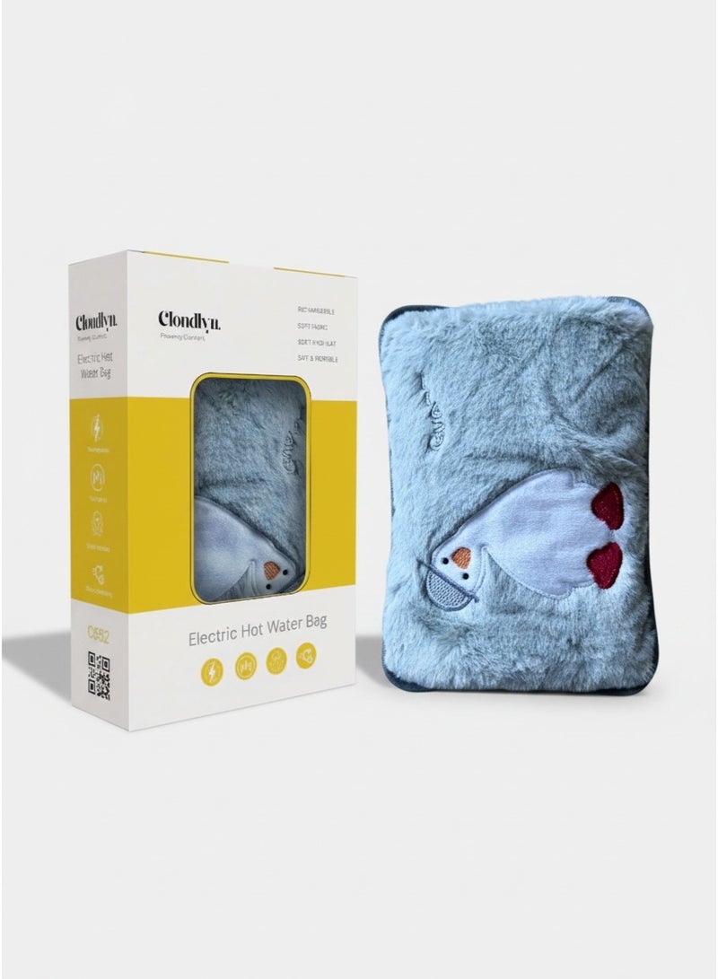 Cloudlyn dual comfort electric rechargeable heating water bags for pain relief warming hand and relieve muscle aches and back pains with hand warmer green - Image 1