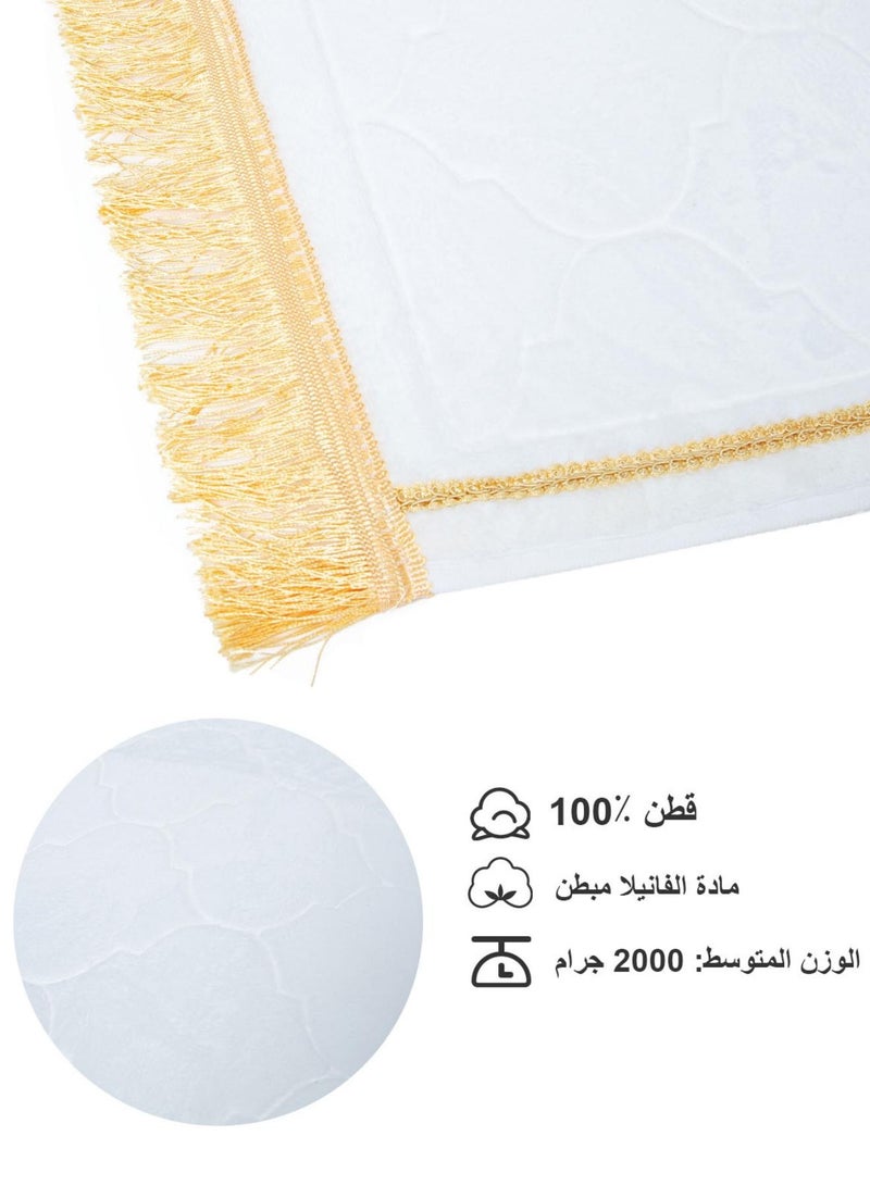 Sharpdo Muslim Prayer Mat Set Prayer Rug High Quality Carpet With Beautifull gift box Best Choose For Ramadan Eid And Muslim Travel Gift For Kids Men Women - Image 4